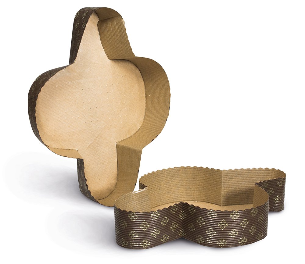 Set 3 Stampi Panettone 19x6 Cm - Carta Forno Monouso, Max 750 Gr, Made In Italy - Foto 10