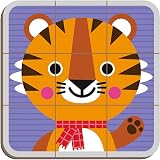 Janod Magnéti'Book Mix & Match Magnetic Educational Game 8 Animals 72 Magnets view 3