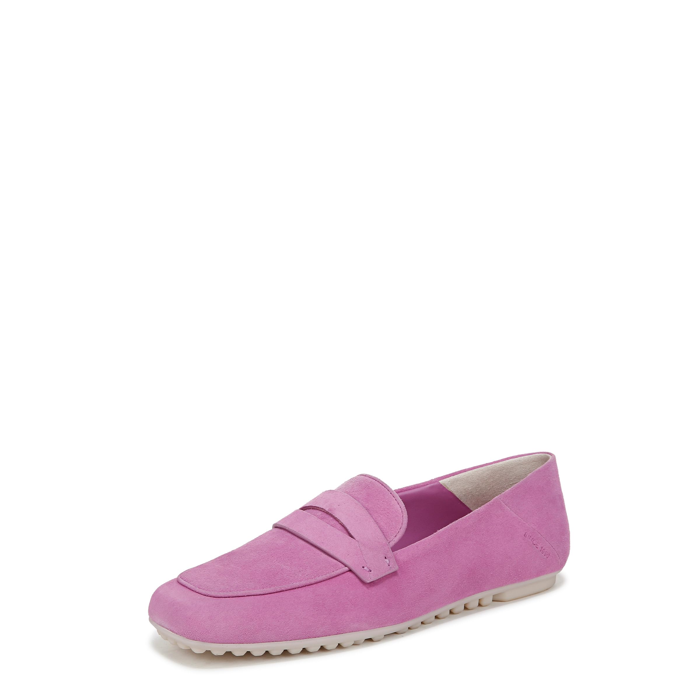 Franco Sarto Womens Zury Driving Style Loafer Orchid Purple Suede 9 W