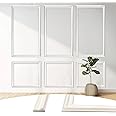 KEOHOLI 30 Pcs Peel and Stick Wall Molding Kit, Assemble Wall Molding Panels Peel and Stick Molding Trim for Walls Moulding Premade Wainscoting Panels Pre Cut Wall Molding Trim for Home Decor
