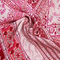 Texco Inc 55" Wide Printed 100% Rayon Challis