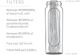 LifeStraw Peak Series Collapsible Squeeze Bottle Water Filter System 1L view 3