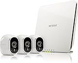 Arlo Smart Home - 3 HD Security Camera Kit, 100% Wire-Free, Indoor/Outdoor with Night Vision by NETGEAR (VMS3330-100EUS)