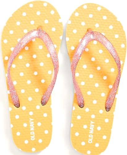 yellow flip flops old navy
