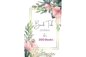 BookTok Journal for 200 Books: Track All Your Reads in Compact Size