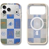Sonix Case for iPhone 17 Pro Max | Compatible with MagSafe | 10ft Drop Tested | Santorini Check