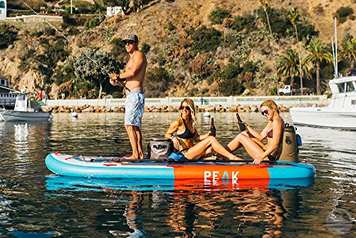 PEAK-12-Titan-Royal-Blue-Large-Multi-Person-Inflatable-Stand-Up-Paddle-Board-with-2-Adj-Paddles
