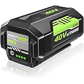 XYT-TECH 40V Replacement for Ryobi 40V Battery 6.0Ah, Compatible for Ryobi 40V OP4026 OP4030 OP4040 OP40501 OP40602 Battery - 40-Volt Lithium Battery