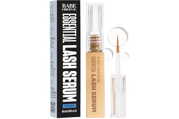 Babe Original Lash Serum - Fuller & Longer Looking Eyelashes, Advanced Lash Enhancing Treatment for Natural Lashes, Extensions & Eyebrows, Vegan & Cruelty-Free