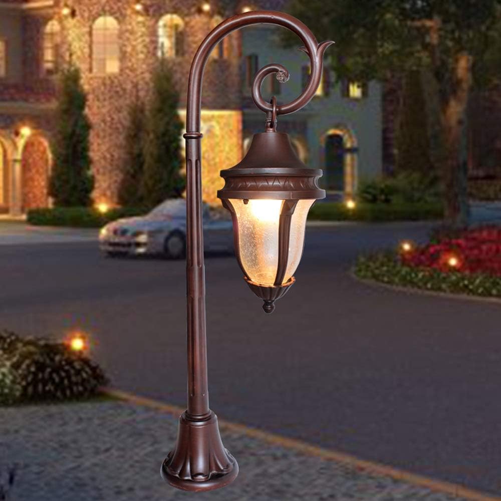 Hines Traditional Antique Victoria Single Head Glass Lantern