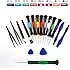 Kaisi 16-Piece Precision Screwdriver Set Repair Tool Kit for iPad, iPhone & Other Devices (Kaisi 16 Piece)