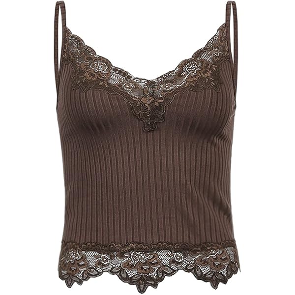 トップス LEINWANDE / Cable Knit Camisole Brown LEINWANDE / Cable Knit Camisole Brown