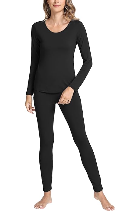 Long Underwear Women THREEGUN 2018 Winter Men Long Johns Underwear