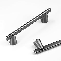 HESTIA HARDWARE 10 Pack Antique Silver Drawer Pulls