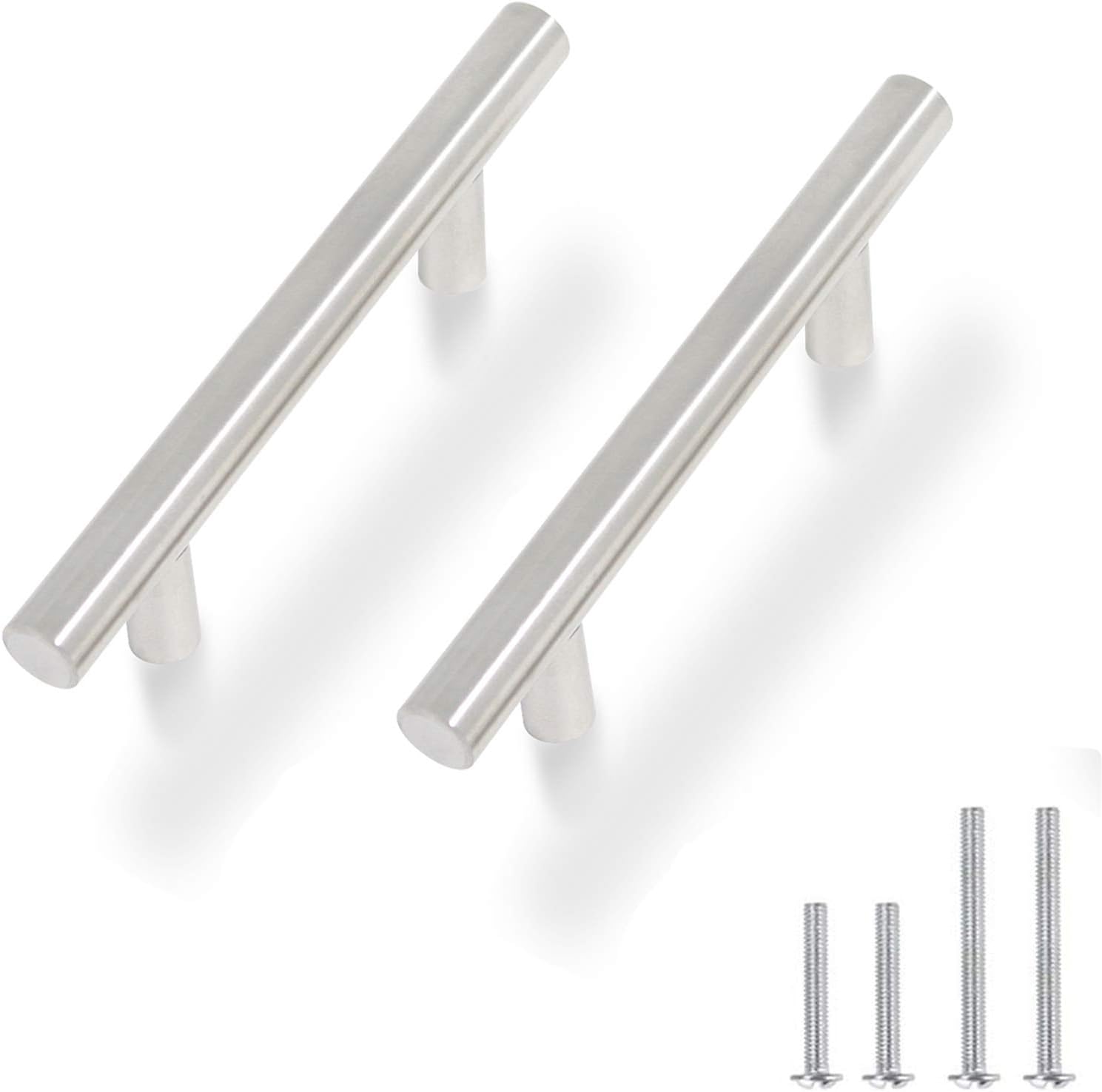 10 Pack Kitchen Door Handles Brushed Nickel Probrico 76mm 10PCS