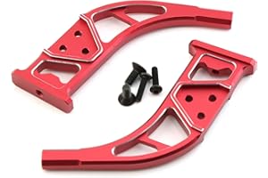 YOYOHOBBY Rear Wing Mount Alum Alloy Diffuser Support for 1/7 Felony Infraction 6S BLX Limitless Roller ARA320519 Upgrade Parts (Red)