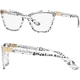 DOLCE &amp; GABBANA DG5076 Cat Eye Shape Lettering Logo Acetate Eyeglasses with Luxury Eyewear Kit