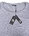 OUGES Women's Batwing Sleeve Knit Casual Pullover Sweater Blouse(Gray,XXL)