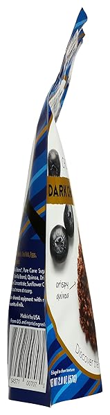 UNDERCOVER CHOCOLATE CO DARK CHOCOLATE + BLUEBERRIES CRISPY QUINOA SNACK, 2 OZ