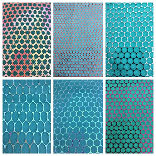 Punchinella Pack # 2 Sequin Waste Stencils set of 6