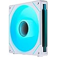 Lian Li UNI Fan SL-Infinity 140 Reverse Blade-Single Pack-ARGB Fan-Daisy-Chain Design-Infinity Mirror-Customizable Lighting Effects-Without Controller-White-(14RSLIN1W)