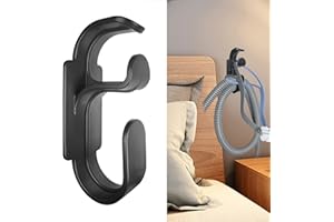 CPAP Hose Hanger with Anti-Unhook Feature - CPAP Mask Hook and CPAP Tube Holder - CPAP Supplies Organizer,Avoids CPAP Hose Ta