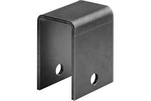 MOUNTAIN_ARK 2 Pack Front/Center/Rear Universal Double Eye Trailer Leaf Spring Hanger fit 1-3/4" Wide Springs, 3-7/8" Tall, 3/16" Steel