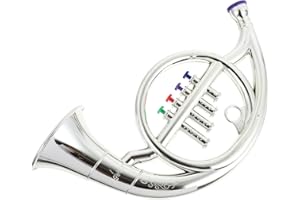 VICASKY 1Pc Simulated French Horn for Lifelike Performance Prop Material for Teaching Interest Cultivation Great