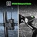 SUNDOKI Front Bike Light, LED Bicycle Light Set W 8800mAh Rechargeable Batteries Bike Headlight