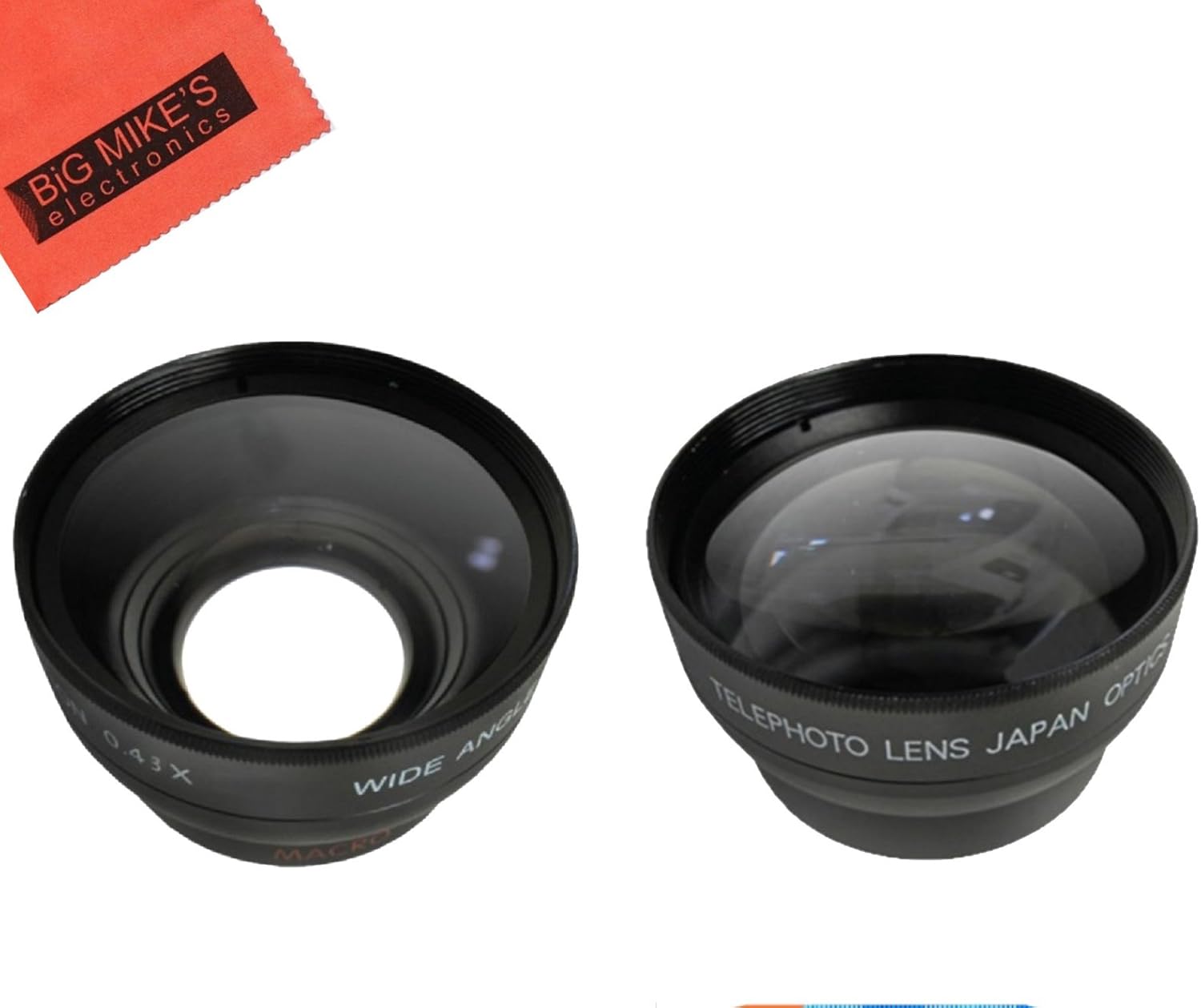 Amazon Com 46mm 2 2x Telephoto Lens 46mm 0 43x Wide Angle Lens With Marco For Panasonic Lumix G Vario 35 100mm F 4 0 5 6 Asph Mega O I S Lens G X Vario Pz 45 175mm F 4 0 5 6 Zoom