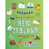 Young Explorers New Zealand: An Activity Book for Kids age 6-10 - Full colour, mazes, spot the difference, colouring pages