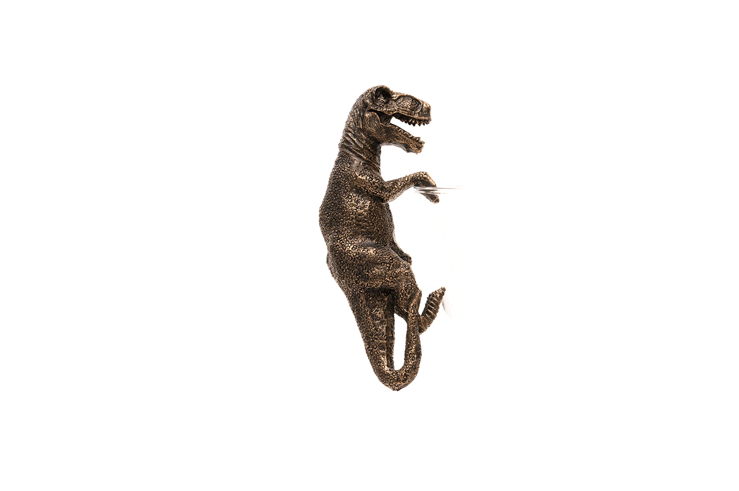 Pot Buddies Decorative T Rex Pot Hanger Ornament - Bronze Color