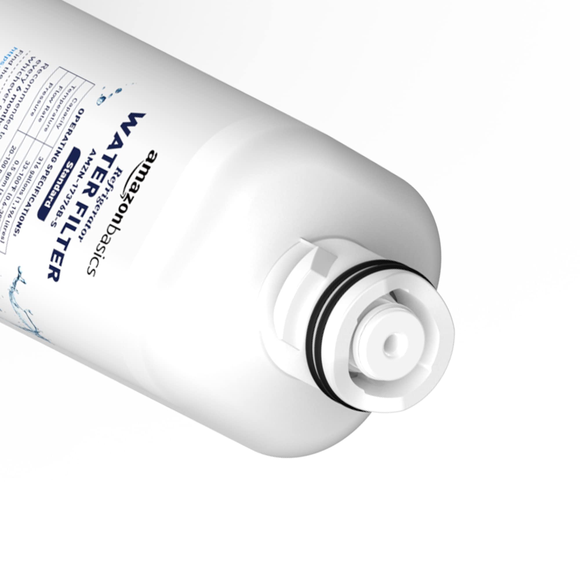 Amazon Basics Replacement Samsung DA97-17376B, HAF-QIN/EXP Refrigerator Water Filter, 3-Pack, Standard Filtration