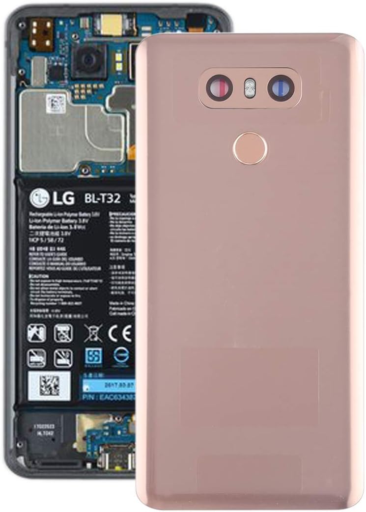 TJNBIAT upkeep Battery Back Cover with Camera Lens & Fingerprint Sensor for LG G6 / H870 / H870DS / H872 / LS993 / VS998 / US997 (Black) MMTIUU (Color : Gold)
