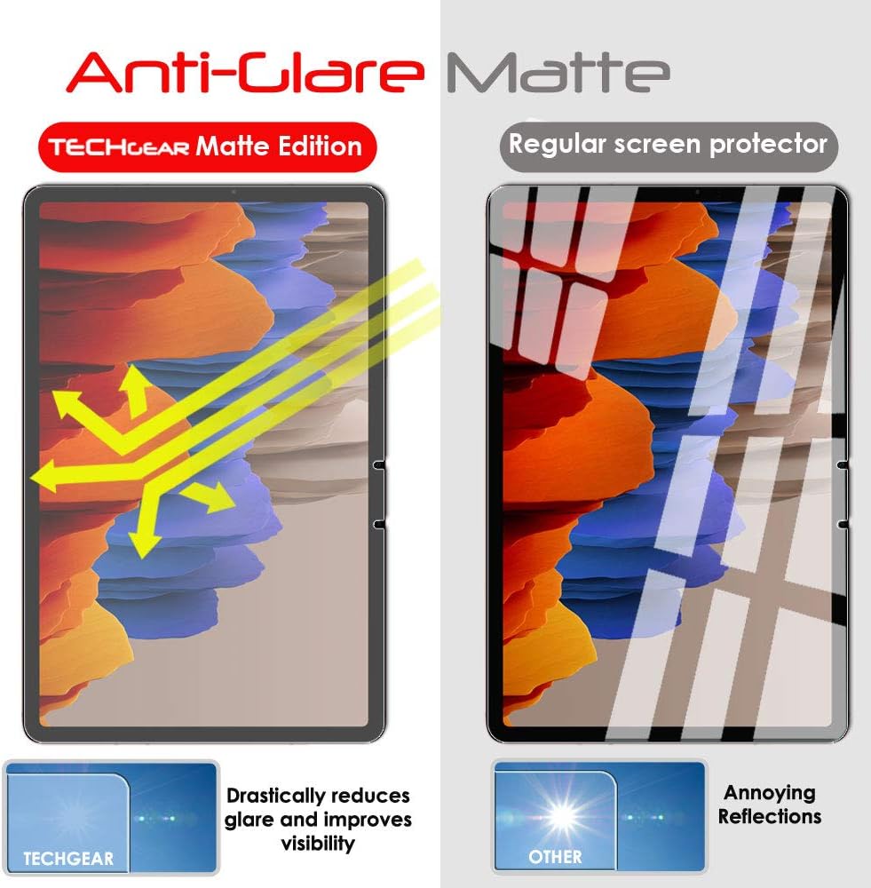 TECHGEAR 2 Pack Galaxy Tab S7 11.0" Anti Glare Screen Protectors (SM-T870 / SM-T875) - Image 3