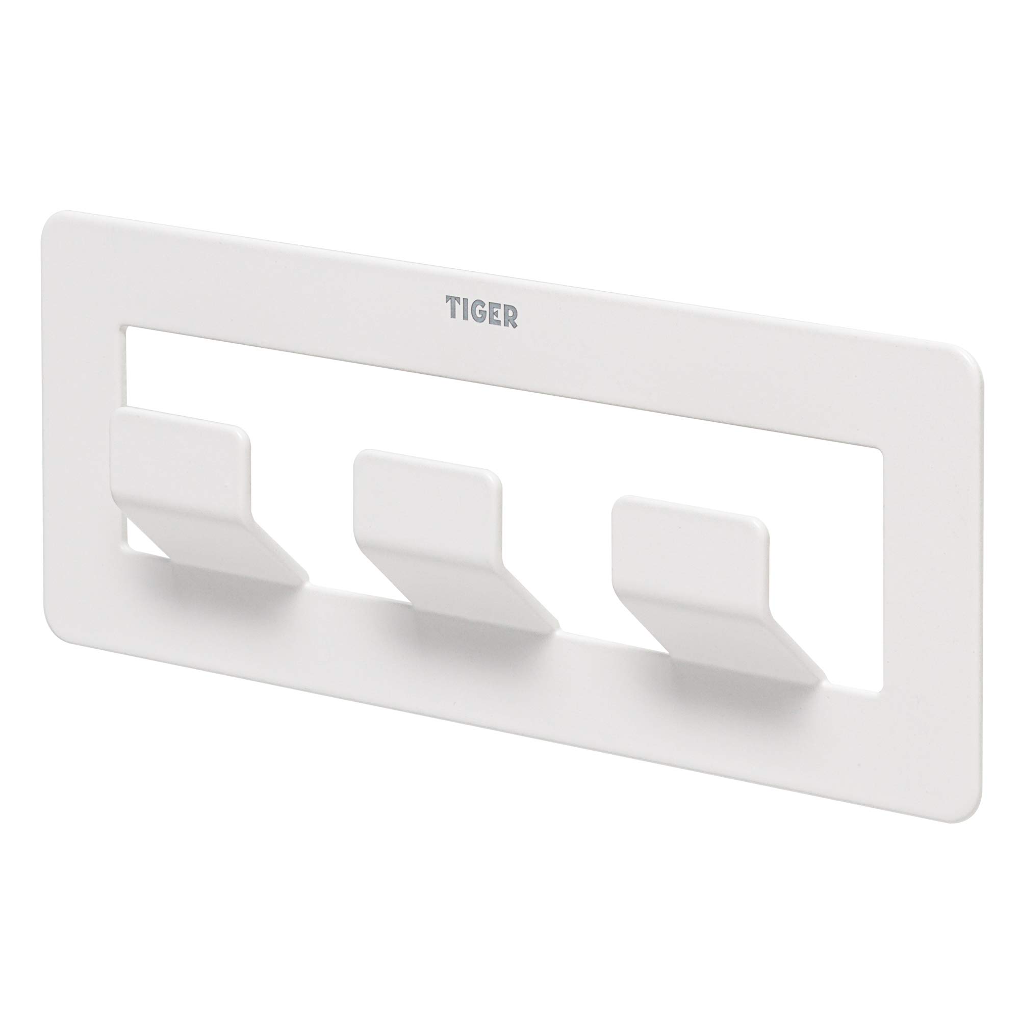 Tiger Open, Towel hook multi, White, 13x132x50mm