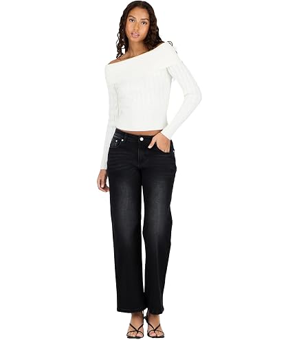 cigarette jeans forever 21 Curvy High-Rise Flare Medium Denim 24 at Amazon Women's Jeans store leg denim with an allover cherry embroidery pattern Classic five Forever 21 Low-Rise Wide-Leg Cargo