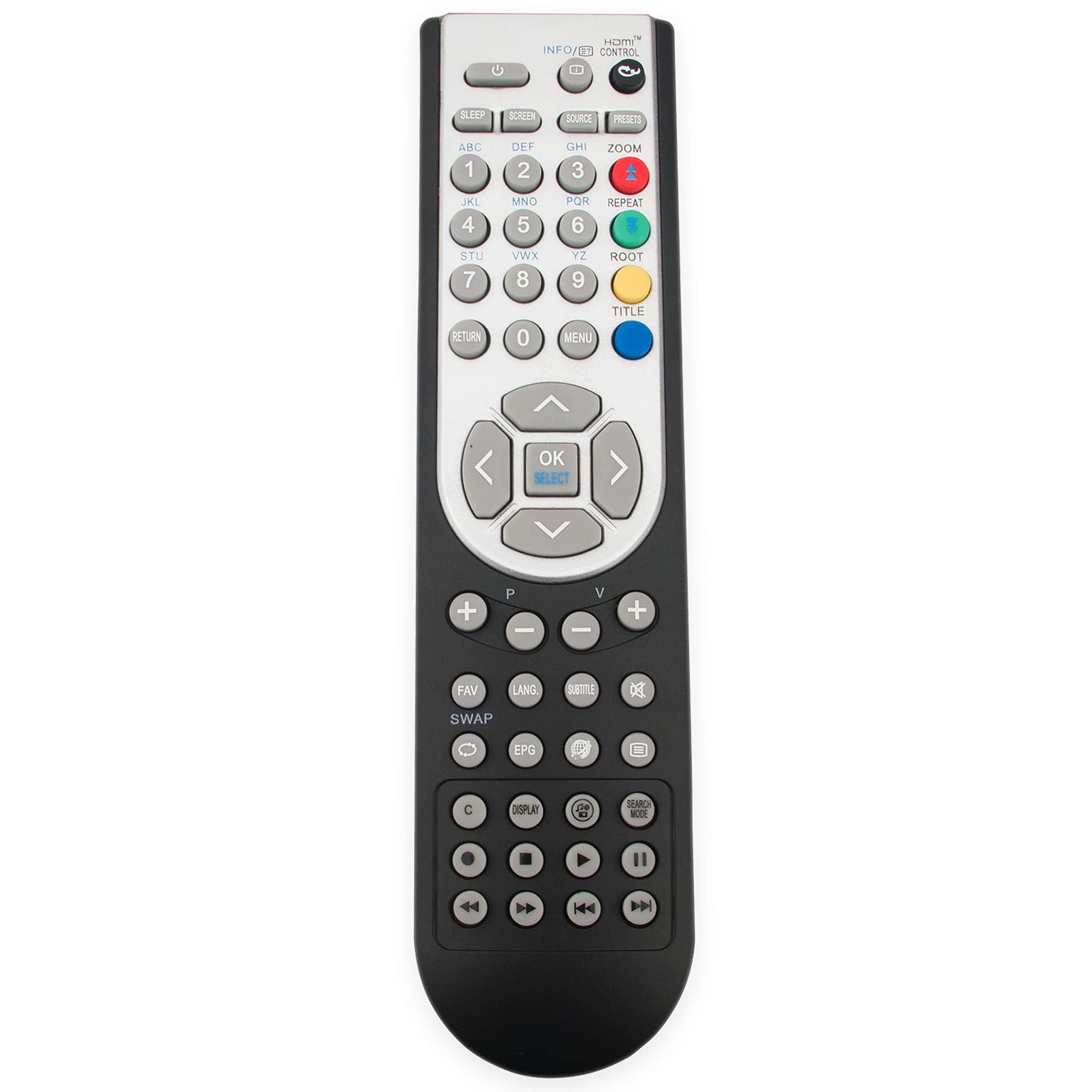 RM-C2507 Replace Remote Control fit for JVC NORDMENDE TV UN22N2504 UN24N2004 UN26M1000 UN32N2004 LT-22HD46U LT-22HD4WU LT-22HD7WU(V2) LT-32HA4WU(V2)