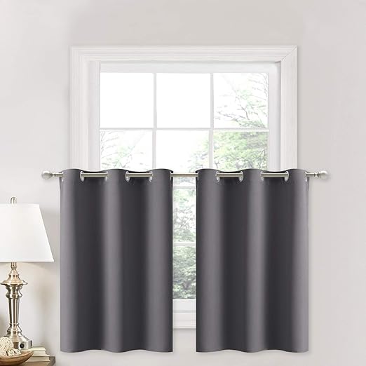 Amazon Com Nicetown Kitchen Curtains Blackout Valances Thermal
