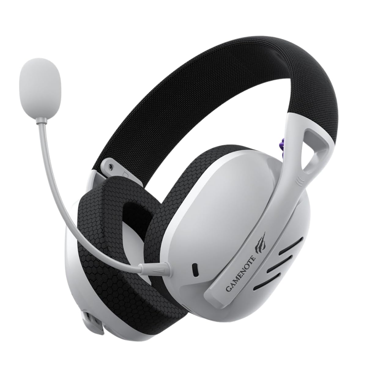 Havit Fone de Ouvido Headset Gamer Fuxi-H3 White Black, Com Fio e Sem Fio, Wireless 2,4GHz, Bluetooth, Cabo USB-C, Cabo 3,5mm