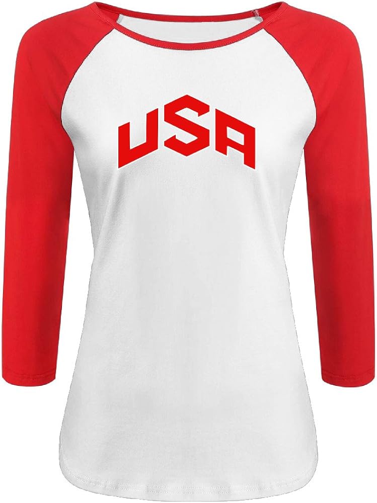 Amazon Womens 2016 The US Soccer National Team Logo Raglan 3 4 
