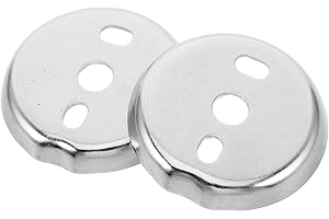 Happyyami 2pcs Towel Bar Replace Parts - Bathroom Hardware | 2" Towel Bar Bracket Fasteners for Robe Hook and Toilet Paper Ho