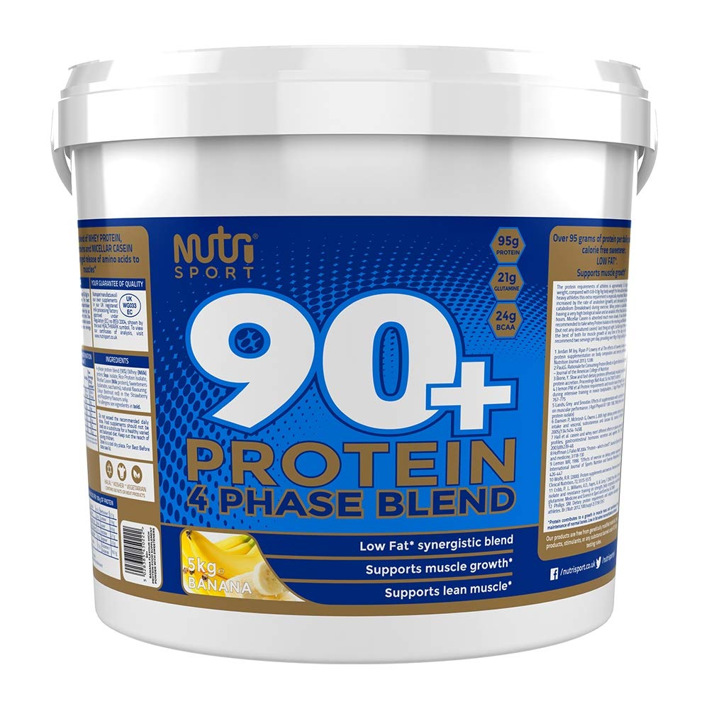 Nutrisport 90+ Protein 5Kg Banana