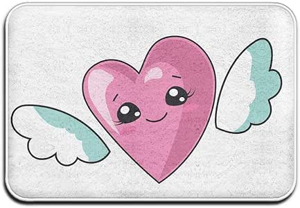 ZONEEN Corazón de Dibujos Animados con alas de Lana de Coral y Espuma