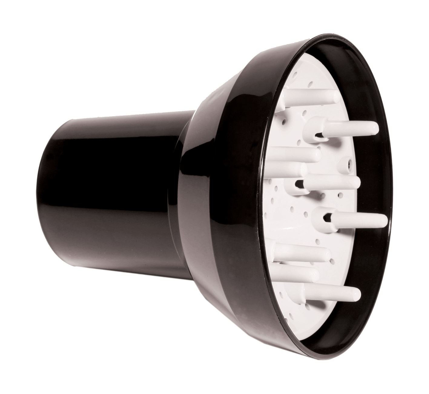 Hair Tools Multi-Fit Diffuser Attachment for Hairdryer - Compatible with Round-Nozzled Professional Hair Dryers (c. 3.8 - 5.7cm Diameter). Universal Diffuser for Hairdryer for Gentle Drying