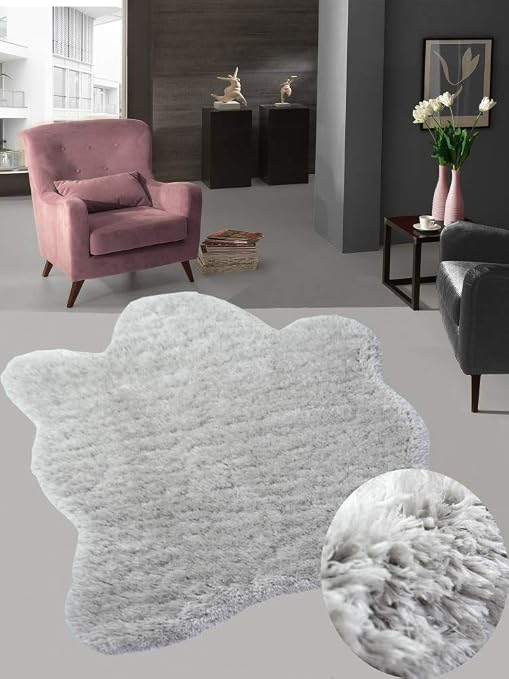 Merinos Shaggy Teppich Flokati Fellteppich Kunstfell