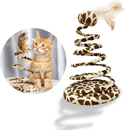 spiral cat toy