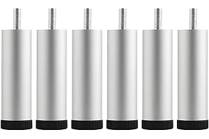 Height Adjustable Aluminum Alloys Bed Risers Furnitures Leg Extenders Nonslip Base for Enhances Stability Nonslip Bed Leg Ris