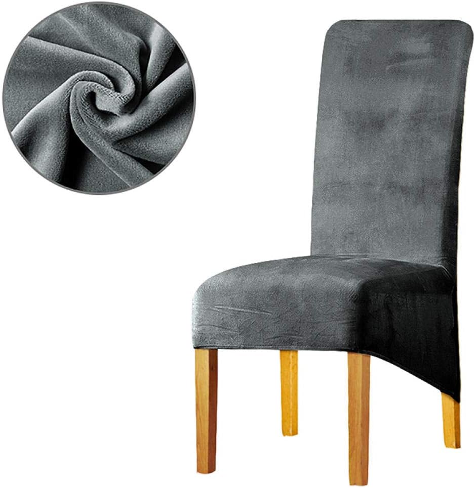 Anoauit Chair Covers，Velvet Plush Stretchable High Back Chair Covers