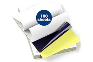 Itari Tattoo Transfer Paper, 100 PCS Tattoo Stencil Paper for Tattooing, 4 Layers Tattoo Tracing Paper for Tattoo Printer Tattoo Transfer Stencil Machine, for A4 Size 8.26" x 11.69",100 Sheets